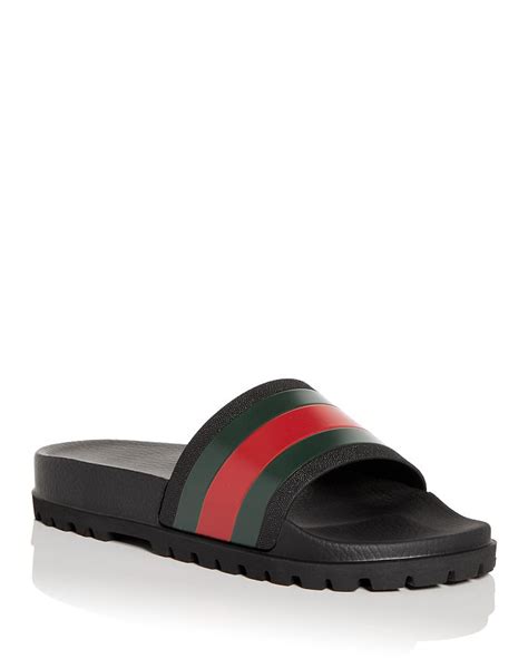 gucci web slide sandal canada|gucci slides web stripe slide.